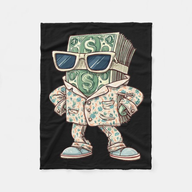 Couverture Polaire Casual Money Sleepwear Costume For Cash Lovers  (Devant)