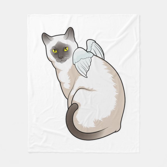Couverture Polaire Cat Angel (Devant)