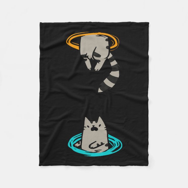 Couverture Polaire Cat Funny jeu vidéo animal (Devant)