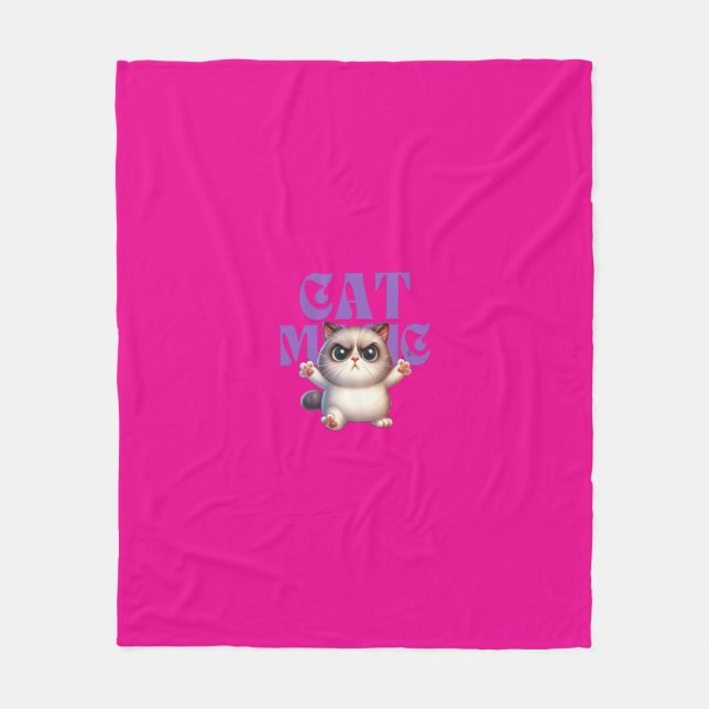 Couverture Polaire Cat Magic Fleece Blanket (Devant)