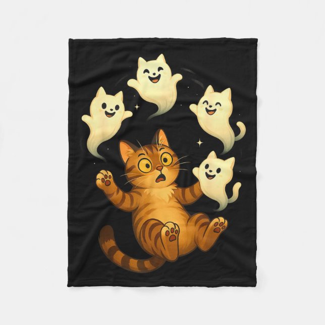 Couverture Polaire Cat Meme Funny Soky Halloween Kitty  (Devant)