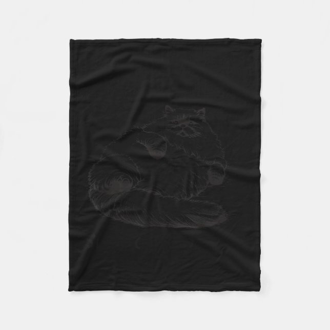 Couverture Polaire Cat Mother I Am But Skin And Bones  (Devant)