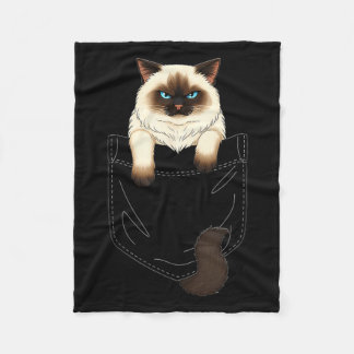 Couverture Polaire Cat Pocket Matching Cat And Owner Clothes Ragdoll 