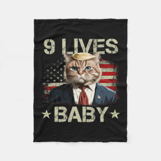 Couverture Polaire Cat Trump 9 Vies Ba