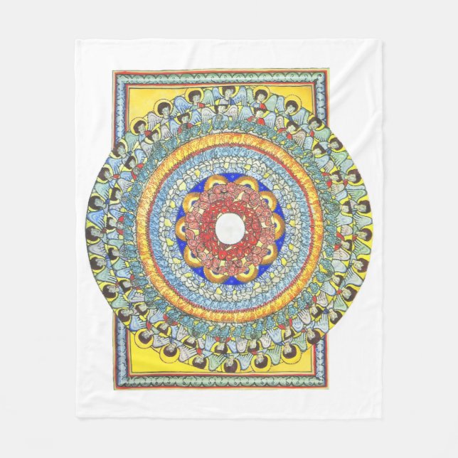 Couverture Polaire Catholic Blanket - Art by St. Hildegard (Devant)