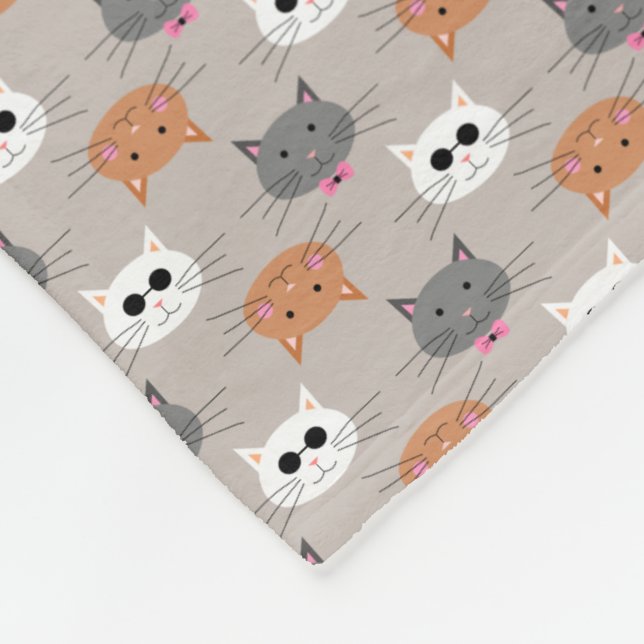 Couverture Polaire Cats Blanche polaire (Coin)