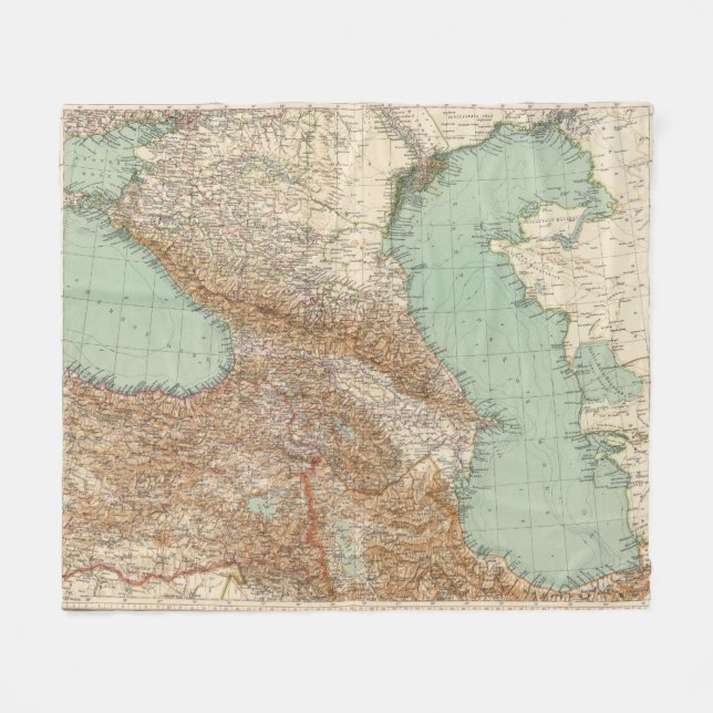 Couverture Polaire Caucasia 7374, Mer Caspienne (Devant (Horizontal))