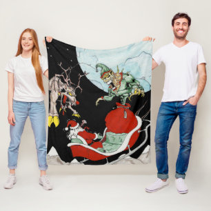 Couverture Polaire cauchemar de Noël Custom Fleece Blanket