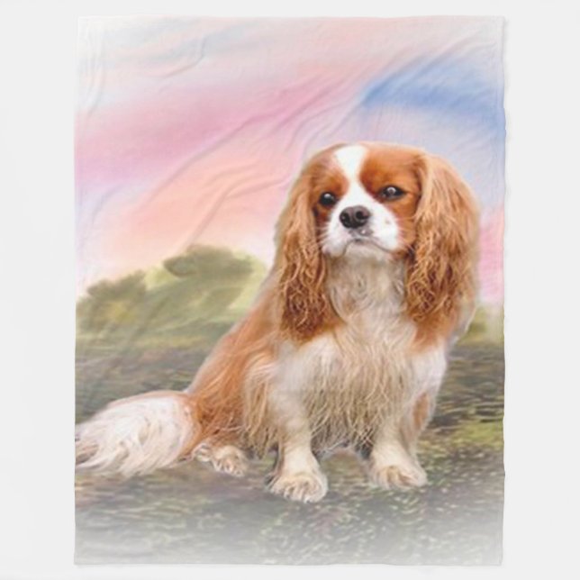 Couverture Polaire Cavalier King Charles (Devant)