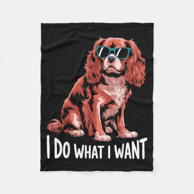 Couverture Polaire Cavalier King Charles Art For Men Women Cavalier S (Devant)