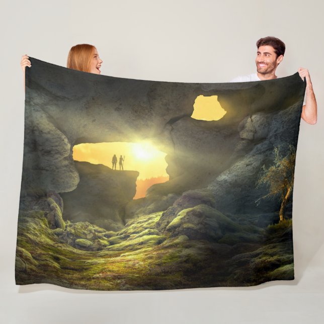 COUVERTURE POLAIRE CAVE IMAGINAIRE (En situation)
