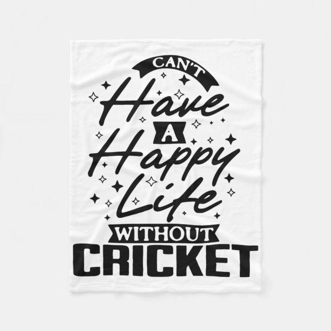 Couverture Polaire Ce design unique est un choix idéal pour le cricke (Devant)