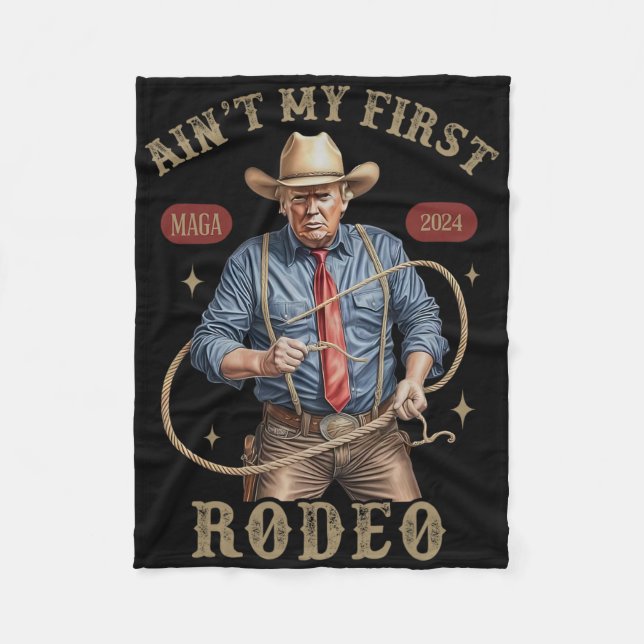 Couverture Polaire Ce n'est pas mon premier rodéo cowboy occidental d (Devant)