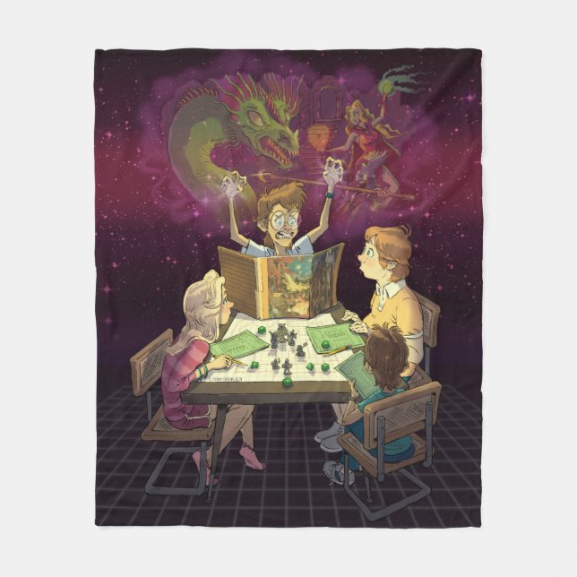Couverture polaire « Ce n'est qu'un fantasme » (Devant)