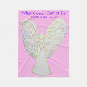 Couverture Polaire Ce que le cancer ne peut pas faire Angel Chemo Cou