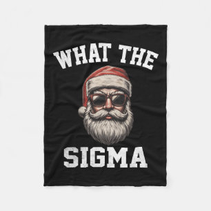 Couverture Polaire Ce que Sigma Père Noël drôle Mème de Noël Xmas Riz