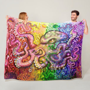 Couverture Polaire Ceinture arc-en-ciel