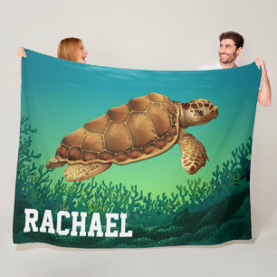 Couverture Polaire Ceinture de tortue marine