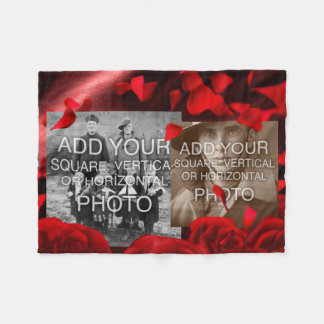 Couverture Polaire Ceinture rectangle ou Instagram 2-Photo personnali