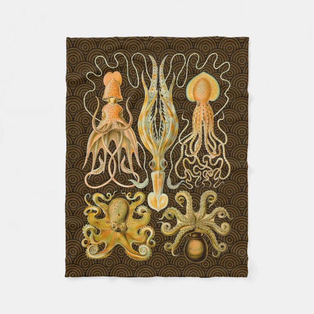 Couverture Polaire Cephalopod poulpe calmar Nature marine (Devant)