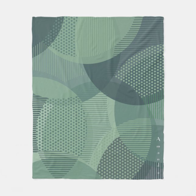 Couverture Polaire Cercle Motif II (Devant)