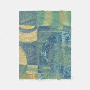 Couverture Polaire Cercles et panneaux multicolores