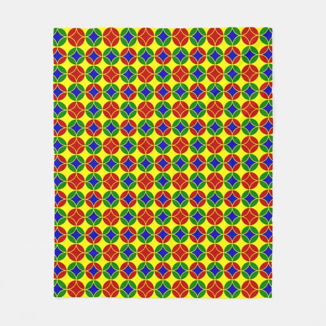 Couverture Polaire Cercles primaires-01-FLEECE BLANKET M (Devant)