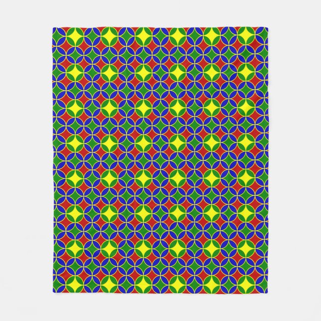 Couverture Polaire Cercles primaires-05-FLEECE BLANKET M (Devant)