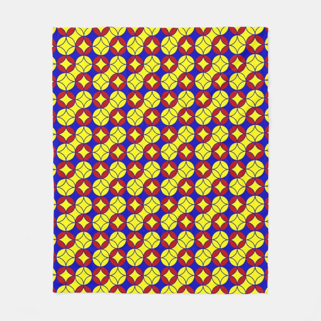 Couverture Polaire Cercles primaires-10-FLEECE BLANKET M (Devant)