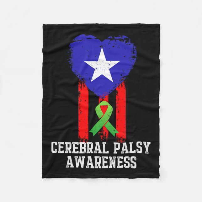 Couverture Polaire Cérébral Palsy Cp Sensibilisation Hardwork Us Guer (Devant)