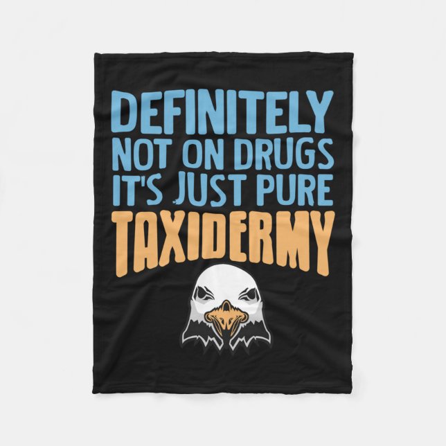 Couverture Polaire Certainement Pas Sur Les Drogues Juste Pure Taxide (Devant)