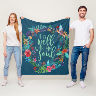 Couverture Polaire C'est bien avec mon âme, Hymn, Citation Inspiratio