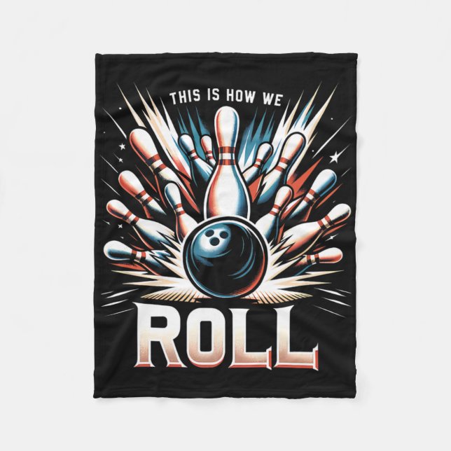 Couverture Polaire C'est comment on roule pour un bowling Bowler  (Devant)