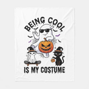Couverture Polaire C'est Cool C'est Costume Halloween Fantôme Citroui