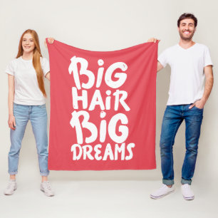 Couverture Polaire C'est de grands rêves de grands cheveux