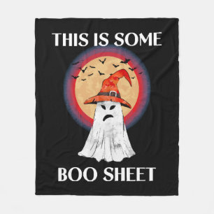 Couverture Polaire C'est du papier de Boo Halloween Fantôme Drôle