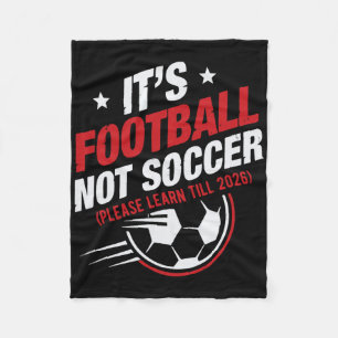 Couverture Polaire C'est Footll Pas Football (s'il vous plaît Apprene