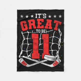 Couverture Polaire C'est génial d'avoir 11 ans Amateurs de hockey pou