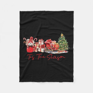 Couverture Polaire C'Est La Saison Café Latte Gnome Sleigh Christma