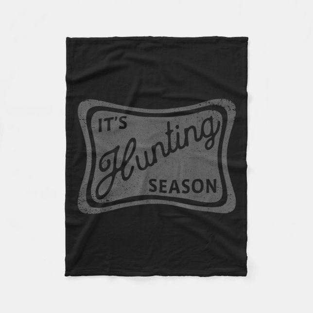 Couverture Polaire C'est la saison de la chasse Cerf Canard Colombe C (Devant)