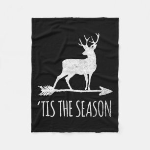 Couverture Polaire C'Est La Saison Drôle Chasse De Bow De Cerfs