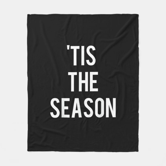 Couverture Polaire C'Est La Saison Drôle Design (Devant)
