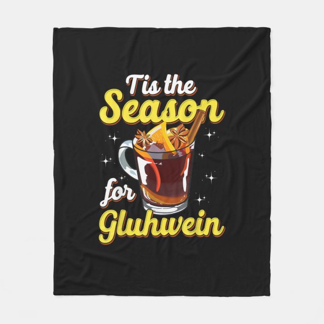 Couverture Polaire C'est la saison du vin chaud épicé Gluhwein (Devant)