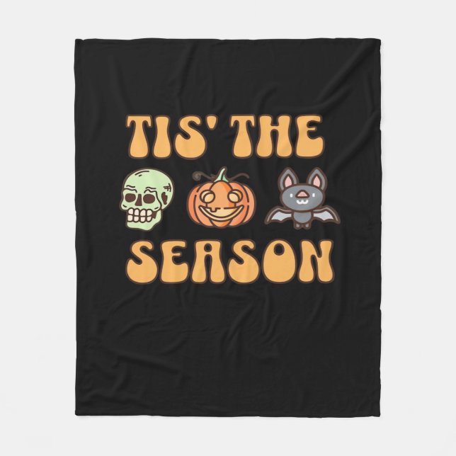 Couverture Polaire C'Est La Saison Halloween (Devant)