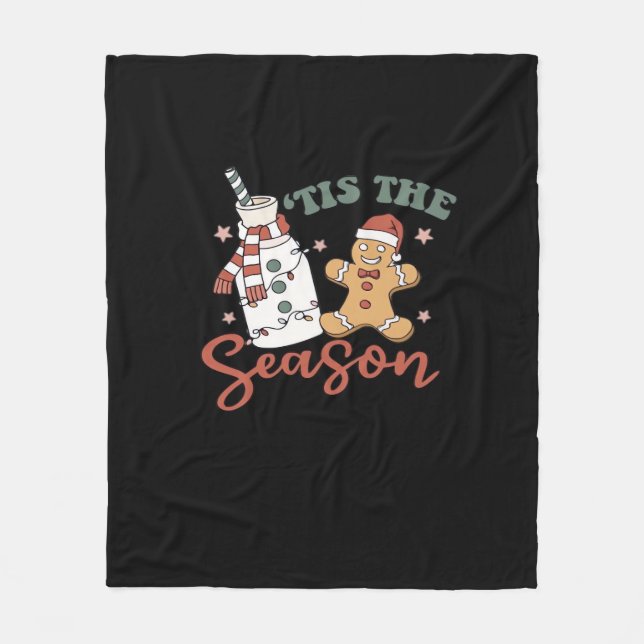 Couverture Polaire C'Est La Saison Nouvel An Drôle Noël (Devant)