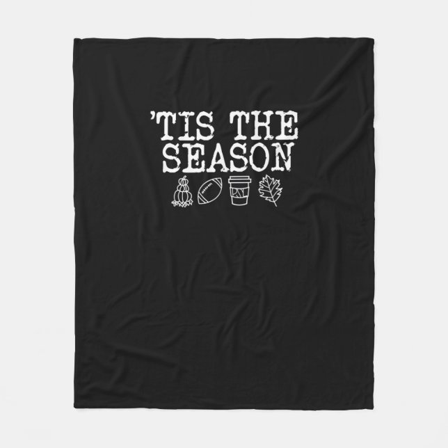 Couverture Polaire C'Est Le Design Automne De La Saison (Devant)