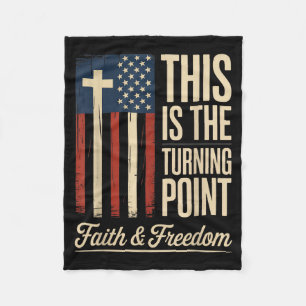Couverture Polaire C'est le tournant foi patriotique Usa 