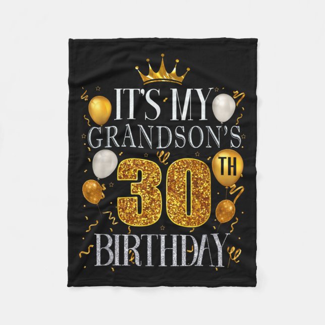 Couverture Polaire C'est les 30 ans de mon petit-fils Joyeux Annivers (Devant)