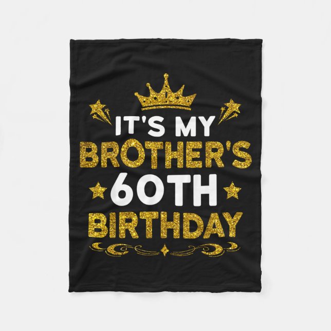 Couverture Polaire C'est les 60 ans de mon frère Joyeux Anniversaire  (Devant)
