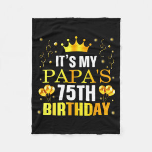 Couverture Polaire C'est les 75 ans de mon papa Joyeux Anniversaire 7